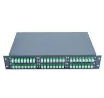 2U Fiber Patch Panel With 48 Adapter Ports, Max 96 Splices