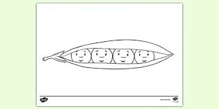 Select from premium pea pod images of the highest quality. Free 4 Peas In A Pod Colouring Colouring Sheets