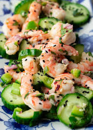 Drain and rinse with cold water. Shrimp Salad Recipe Easy Cold Salad Kevin Is Cooking