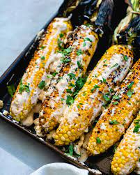 Drizzle with the olive oil and season with salt. Grilled Mexican Corn With Mayo A Couple Cooks