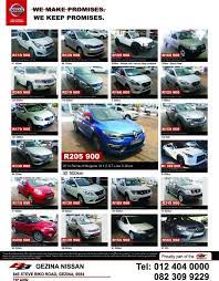 Dont Miss Out At Bb Nissan Gezina Call Us Now For More Information And Prices Bb Nissan Gezina 012 404 0000 082 309 9229 T Nissan How To Apply Used Cars