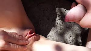 Cum and Piss On The Sand