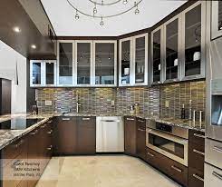 The floors of the kitchen are solid walnut paired with light brown walls. Contemporary Walnut Kitchen Cabinets Omega