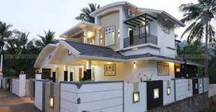 Most Modern 4 Bedroom Kerala Style House Elevation Design 2900 Sq Ft 4 Bedroom House Plans Kerala Sty Model House Plan Kerala House Design Modern House Design