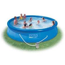 Intex 15 X 33 Easy Set Above Ground Swimming Pool Filter Pump Cover Tarp Above Ground Swimming Pools Swimming Pools Swimming Pool Ladders