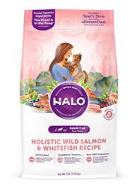 Halo Holistic Dry Cat Food Wild Salmon And Whitefish 6 Lb Bag Of Natural Cat Food Continue To The Pr Indoor Cat Food Natural Cat Food Kitten Food