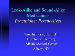 Study flashcards on compounding look alike/sound alike at cram.com. Look Alike And Sound Alike Medications Practitioner Perspectives Ppt Video Online Download