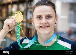 Commonwealth games medal winners hi-res stock photography and images