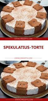 Spekulatius Torte Kuchen Und Torten Kuchen Rezepte Kuchen