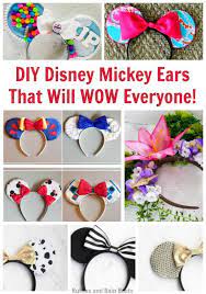 Ways To Diy Disney Mickey Ears That Will Wow Any Fan Disney Diy Diy Disney Ears Disney Mickey Ears