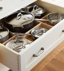 Storing pots & pans in kitchen cabinet can work well. Storage Strategies Kitchen Design Kitchen Cabinet Storage Kitchen Cabinet Organization