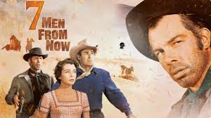 Seven Men from Now 1956 Movie || Randolph Scott, Gail Russell, Lee Marvin  || Review and Facts