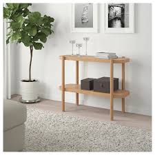 listerby sidetable wit gelazuurd eiken 92x38x71 cm ikea witte bijzettafels woonkamertafels ikea