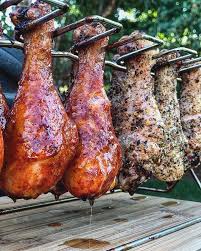 At least an hour if you're doing it correctly over indirect heat. Chicken Leg Game Strong Traeger Bbq Traeger Grills In 2019 Grilled Chicken Legs Chicken Leg Recipes Traeger Chicken