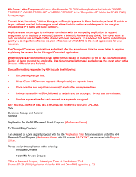 Cover Letter Utsa Research