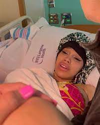 Omg 🥺 Swipe to see some special moments as Cardi B welcomed her 3rd child  and we congratulate the couple for the beautiful blessing. 🥺💕 📷:  @iamcardib