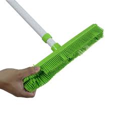 Get it as soon as wed, jun 16. Gloyy Long Handle Rubber Brush Push Broom With Soft Rubber Bristles And Squeegee Edge Use For Pet Cat Dog Hair Perfect For Cleaning Hardwood Vinyl Carpet Telescopic Handle Buy Online In Cayman Islands