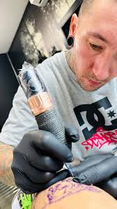 PARTY TIME !! she's stuck with me now 😂🤣🤦🏻‍♂️ Outcast Tattoos 818 with  Etienne Gore and Timay Corrie