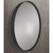 Round bathroom mirrors can also reflect the good light around the area. Bathroom Origins City Black 600mm Round Mirror Sanctuary Bathrooms