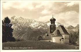 Kochel See Evangelische Kirche Herzogstand / Kochel a.See /Bad Toelz- Wolfratshausen LKR Nr. dk13125 - oldthing: Ansichtskarten Bayern