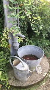 Pompe A Eau Et Arrosoirs En Zinc Image De Jardin Decoration Jardin Pot De Fleur Design