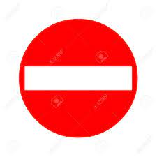 Obviously, stop signs and yield signs use the color red, but other signs such as do not enter and wrong way signs can also use red coloring. Do Not Enter Road Sign Stock Photo Picture And Royalty Free Image Image 117725479