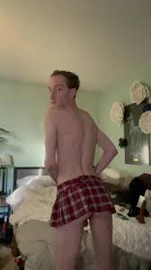 Public Twink Sissy Shows Ass & Cock