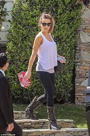 These Boots Are Made For Walking Kate Beckinsale Stepped Out In The Heavy Biker Style Footwear As She Left Her Home In Pacific Fashion Kate Beckinsale Women
