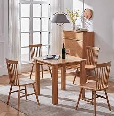 These considerations will guide you to the perfect square dining room table for you. Murong Small Square Dining Table 4 Person Solid Oak Dining Table Kitchen Dining Room Table For Small Spaces80x80x75cm Buy Online In India At Desertcart In Productid 177088599