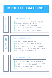 Set the date when all stuff has to be out of the office space, which is your final move out date. Office Cleaning Checklist Daily Weekly And Monthly Tasks