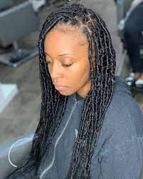 Shara Laurie On Instagram Today I Tried Something New I Tested My Talent Doula Distressed Locs Over Pre Beautiful Black Hair Hair Sytles Baddie Hairstyles