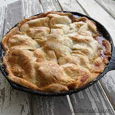 Add brown sugar and cook, stirring constantly until melted and thickening, and all sugar is dissolved. Easy Skillet Apple Pie Recipe Written Reality