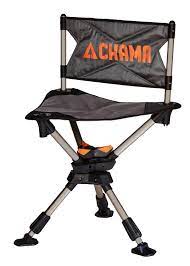 The seats are 16 1/2 high x 32 long x 12 wide. Chama All Terrain Swivel Hunting Chair