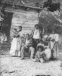 Historical Picture of Slave Family in Beaufort, South Carolina
