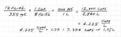 Does 4 cups equal 1 liter? How Many Cups Are In 1 75 Liters Quora