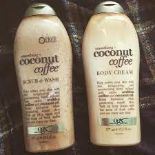 Ogx Smoothing And Coconut Coffee Body Cream 19 5oz Body Cream Coffee Body Scrub Coconut Coffee
