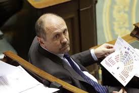 Sp.a üyesidir ve 15 ekim 2005'te parti başkanı olmuştur. Vande Lanotte Warnt Zwei Milliarden Das Wird Wehtun