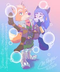 Fully equipped starship, state of the art weapons. Chewy S Doodles If Star Fox Was A Shoujo Anime Silly Illustration
