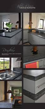 Plan De Travail En Pierre Bleue Petit Granit Belgian Blue Stone In The Kitchen Plinthes Cuisine Bleu