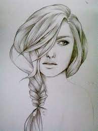 Sketch Hair Drawings Sketches Hair Art