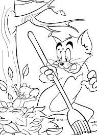 Colouring is a fun activity for children and it can boost their fine motor skills.here you will find a wonderful collection of top tom and jerry coloring pages . Tom And Jerry Fall Coloring Pages For Kids Printable Free Cartoon Coloring Pages Superhero Coloring Pages Coloring Pages Inspirational