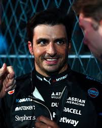 Carlos Sainz celebrates with Land Norris in Mexico