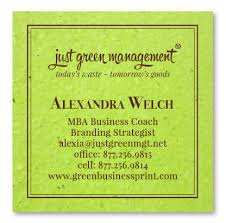Business cards tomorrow | 191 followers on linkedin. Bold Green Business Cards On Seeded Paper