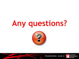 See what questions you can ask your audience and learn how to best use them. Presentation Thank You Any Questions Slide