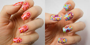 Simple flower nail art designs. 15 Easy Simple Spring Flower Nail Art Designs Trends Ideas 2013 Girlshue
