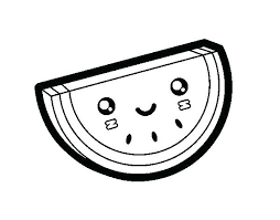 Check spelling or type a new query. Kawaii Watermelon Cute Watermelon Coloring Pages Novocom Top
