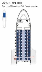 Club Europe Seat Maps Information British Airways