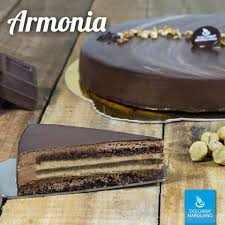 Una Composizione Armonica Di Puro Piacere Torta Armonia Pan Di Spagna Al Cacao E Croccantino Alla Nocciola Farcito Con Mo Dolci Momenti Cioccolato Torte