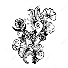 Download background bunga hitam putih and use any clip art,coloring,png graphics in your website, document or presentation. Gambar Elemen Bunga Hitam Putih Yang Digambar Tangan Yang Indah Tangan Ditarik Hitam Png Dan Vektor Dengan Latar Belakang Transparan Untuk Unduh Gratis