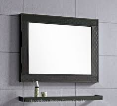A huge plain rectangular bathroom mirror can be framed with treated and varnished or painted carved hardwood creating a classic and seamless design. Hotel Decorative Wall Mounted 4mm Silver Mirror Framed Bathroom Mirror China Mirror Framed Mirror Made In China Com